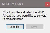 MS41 Read Lock