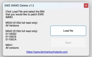 EWS IMMO Patcher MS41 MS42 MS43