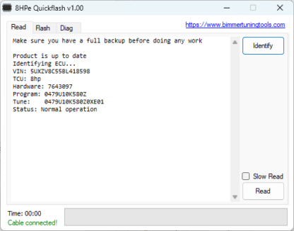 8hpe quickflash