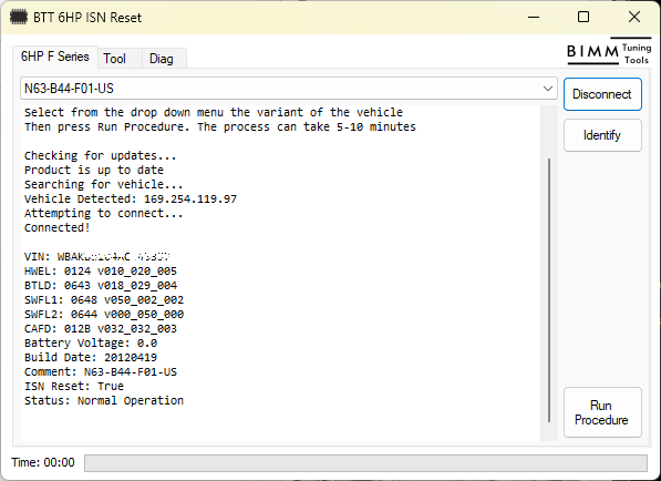 BTT 6HP ISN Reset (F-Series) - Image 2